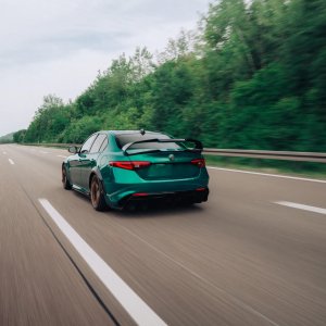 Alfa Romeo Giulia Quadrifoglio GTAm Conversion Kit by PariS'5 GaraGe - GTAm Widebody Rear Arch Set - Carbon Fiber